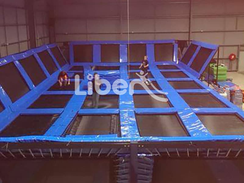Liben Set Up First Trampoline Park