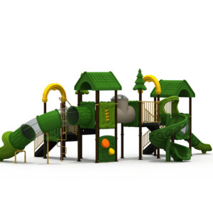 playground set with installation