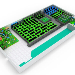 trampoline and ninja warrior park