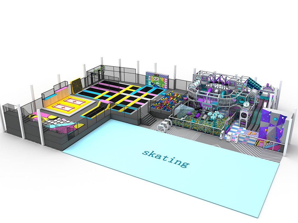 Fun Jumping Places Covered Playground - Image 2