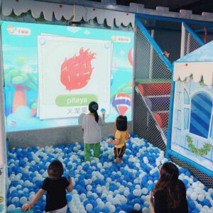 interactive projector game