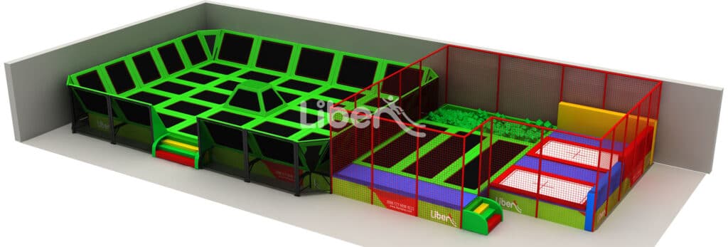 Liben trampoline park design