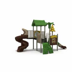 Treehouse Style Small Outdoor Play Equipment
