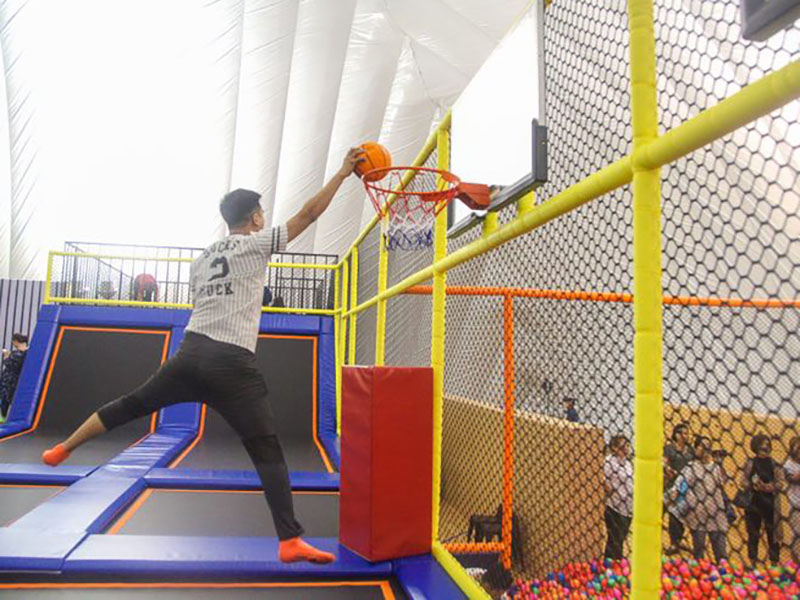 trampoline slam dunk