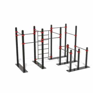 outdoor covered workout area