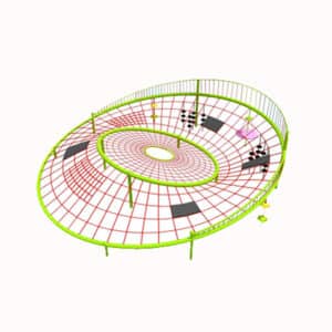 Outdoor Rope Net Climbing Playground Equipment