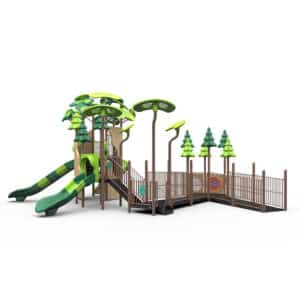Wheelchair accessible playground