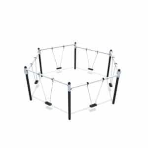backyard round swing playground equipment
