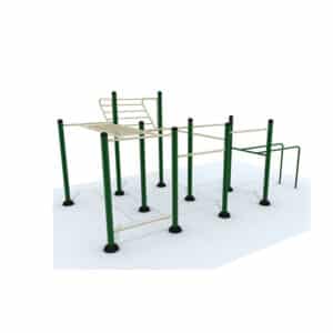 calisthenics workout at park