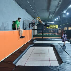 gymnastic trampoline