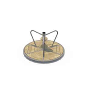 vintage merry go round playground