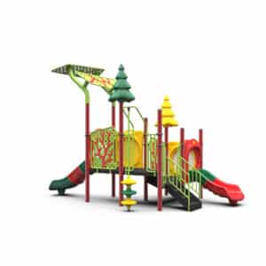 Outdoor playground equipment for preschool