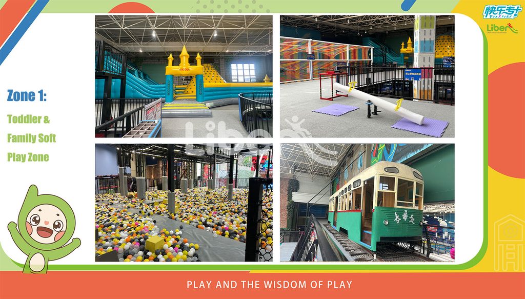 Zone 1:Toddler & Family Soft Play Zone